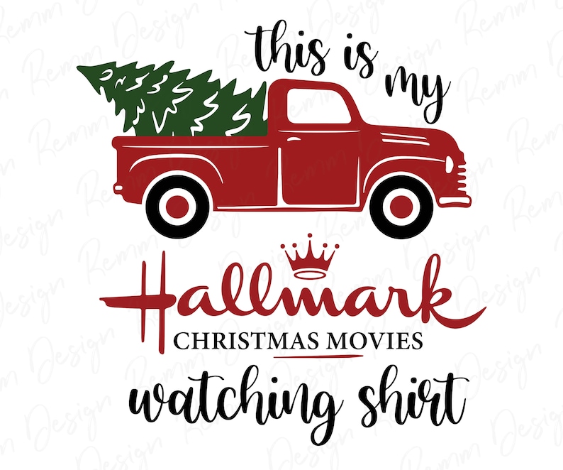 This is My Hallmark Christmas Movie Watching Shirt Svg | Etsy