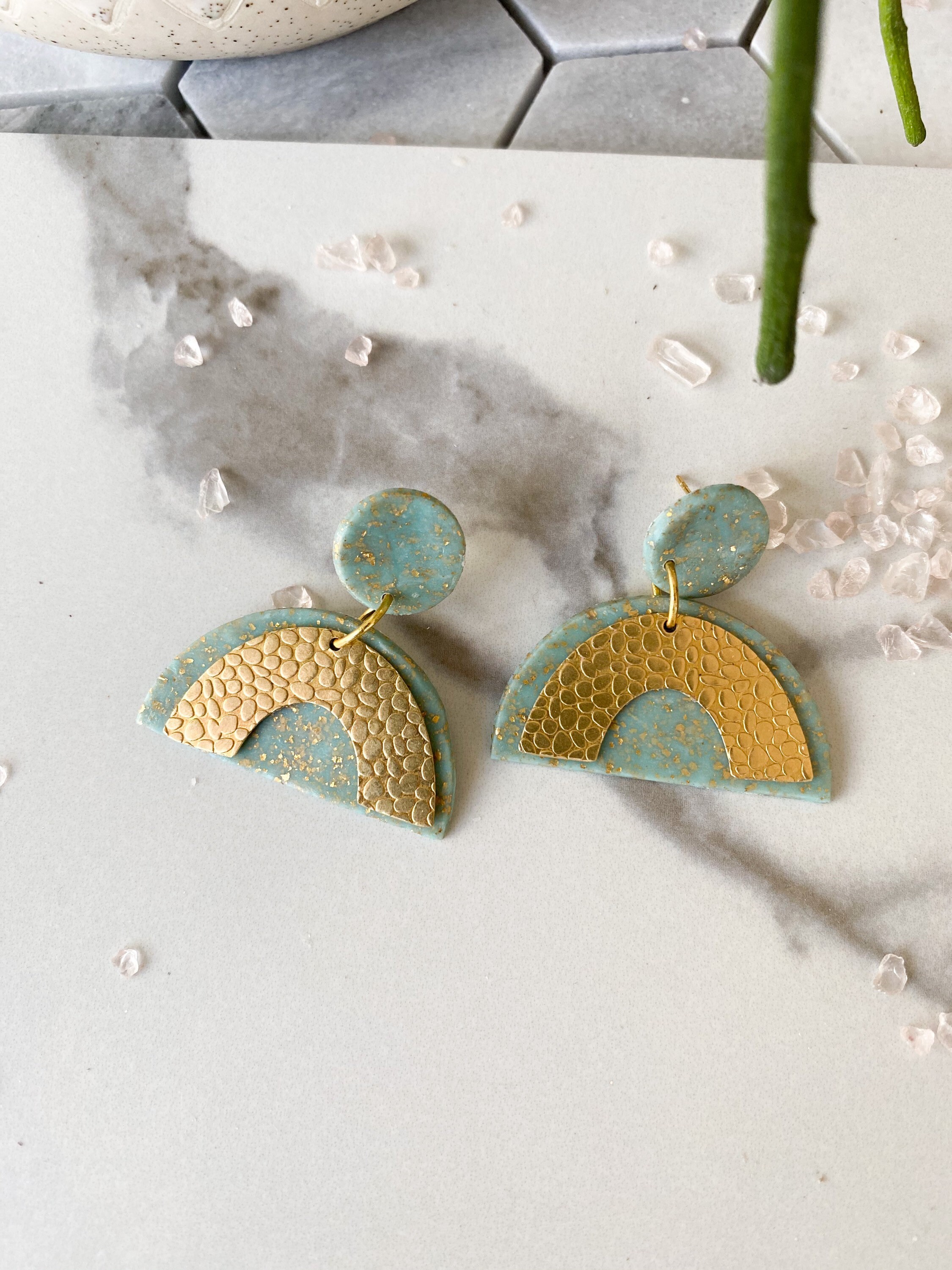 Clay Earrings Handmade jewelry Etsy