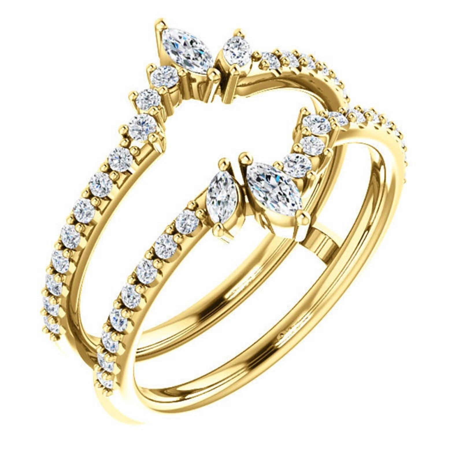 14K White Gold Plated 0.84 Ct Round Diamond 925 Sterling Etsy