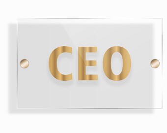 Ceo Door Sign - Etsy UK