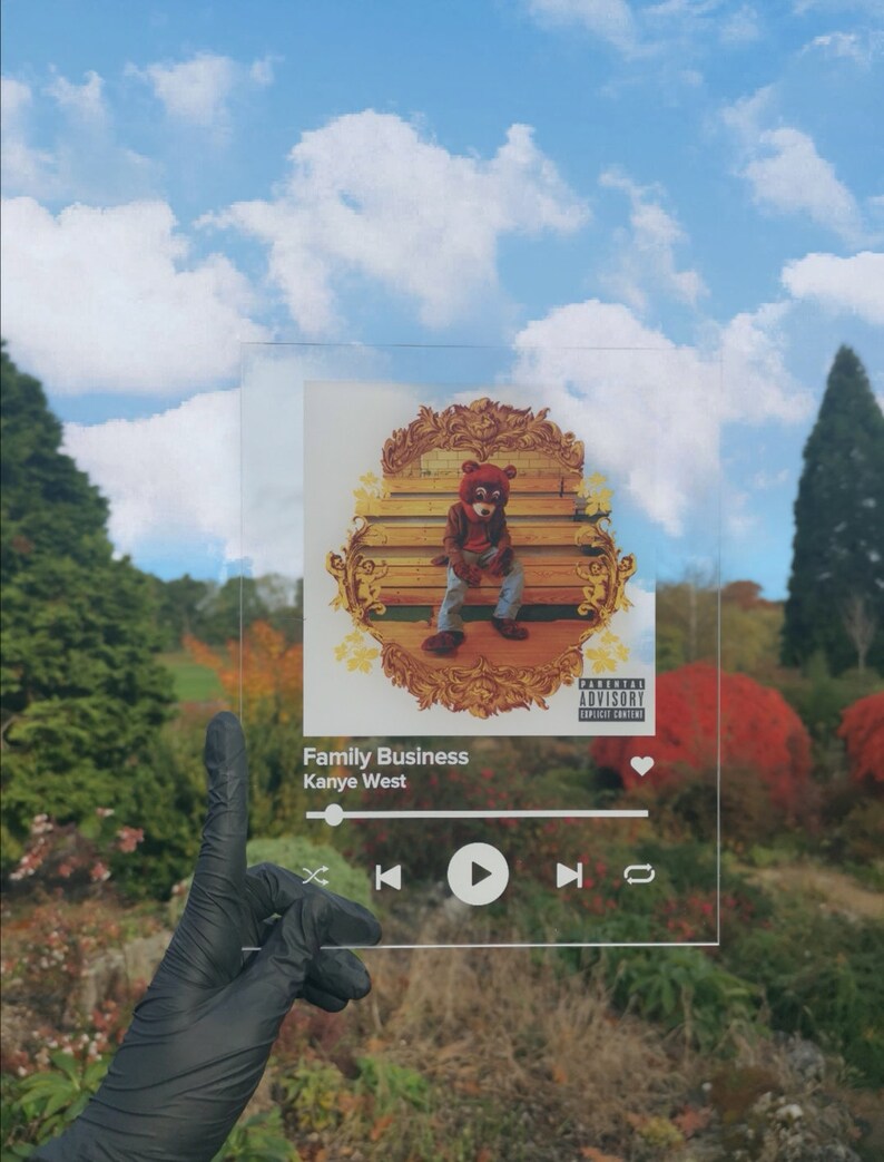 Spotify Glass UK Acrylic 8x10 Glass Album Cover Etsy