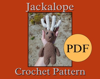 Jackalope Crochet Pattern PDF