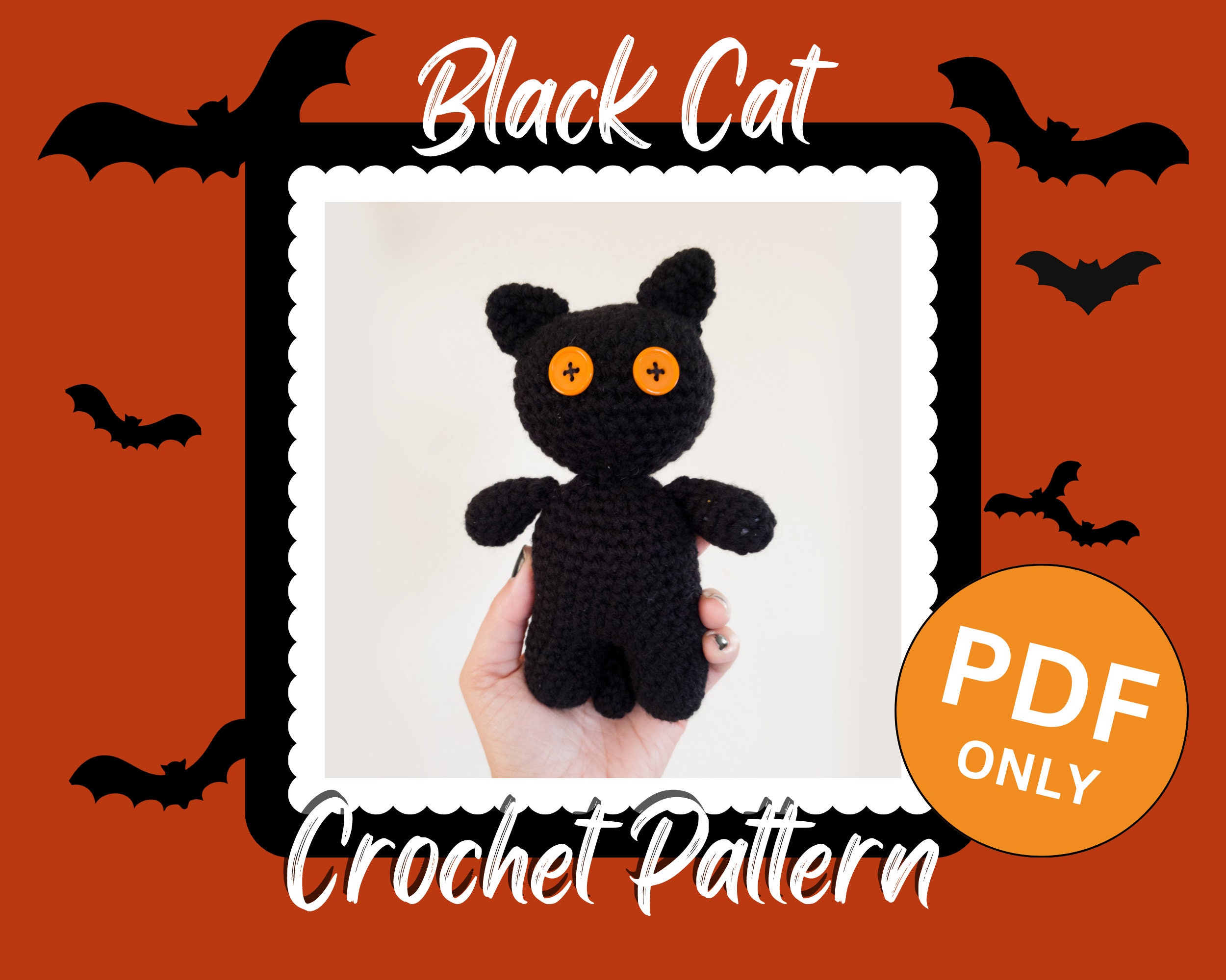 30 Black Cat Crochet Patterns for Amigurumi, Bags, Keychains, and Cozy Handmade Gifts 31 Easy Black Cat Crochet