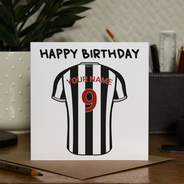 Newcastle United Birthday Cards Etsy UK