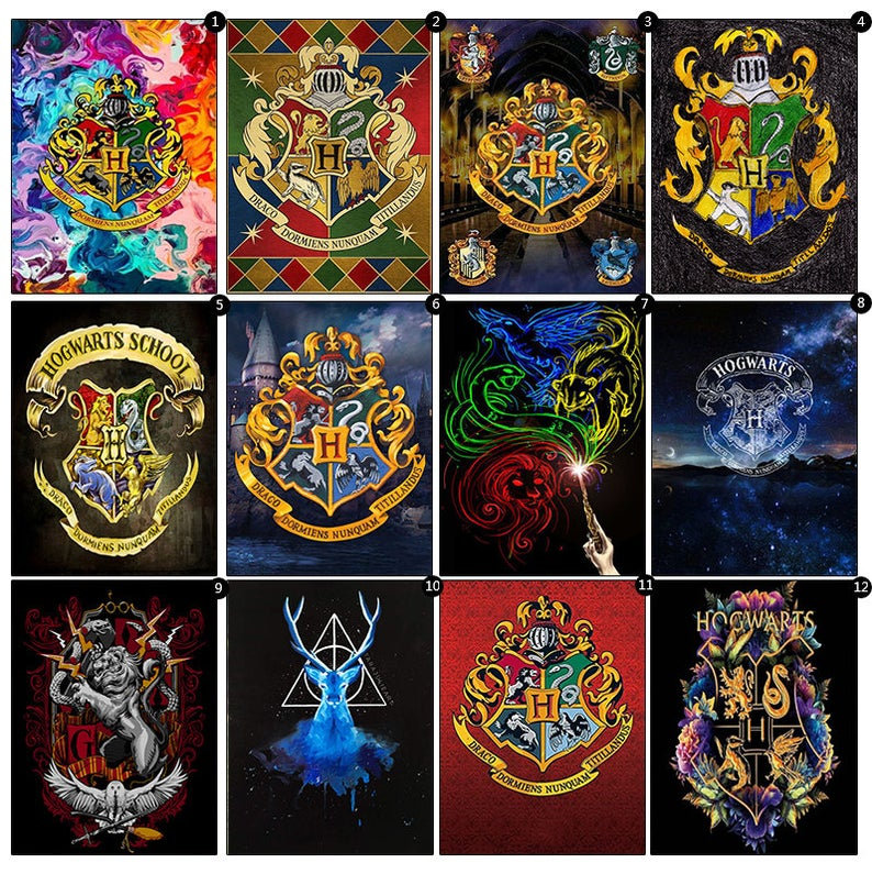 Harry Potter Flying Car 5D Diamond Painting Full Drill DIY Embroidery