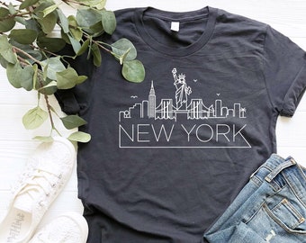 new york t shirt women's