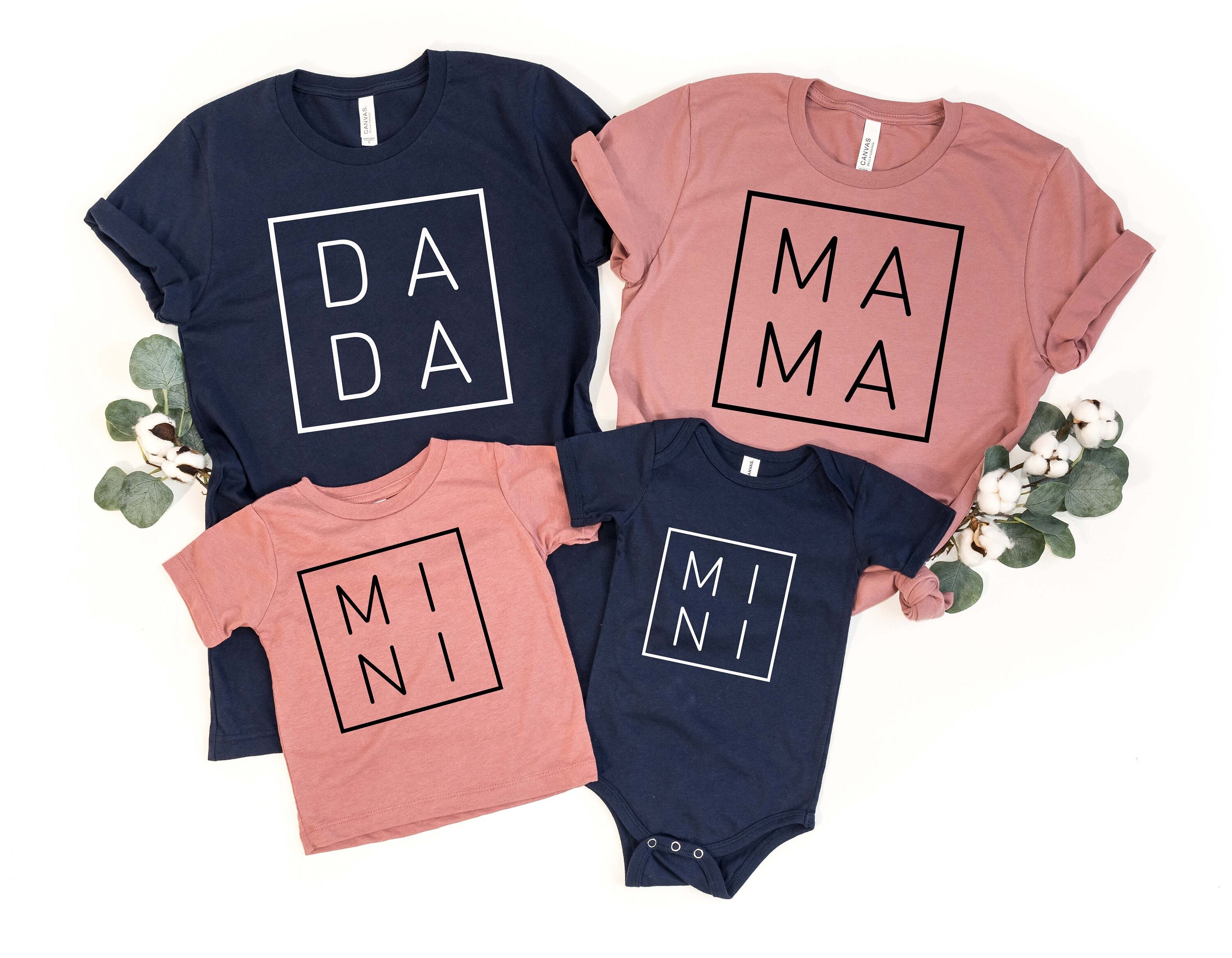 Mama Shirt Dada Shirt Mini 