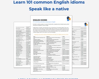 101 modismos del inglés británico