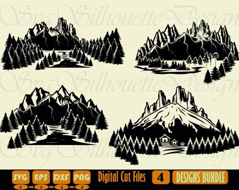 Free Free 150 Silhouette Smoky Mountain Svg SVG PNG EPS DXF File