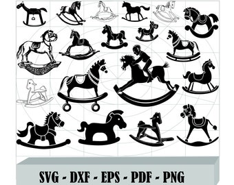 Download Svg Rocking Horse Etsy