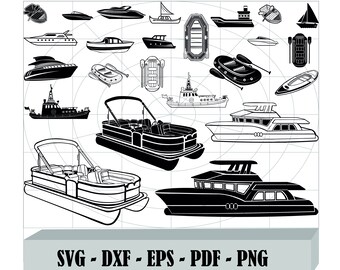 Download Fishing Boat Svg Etsy