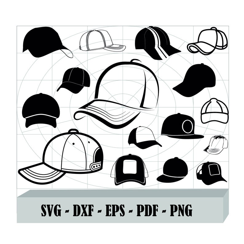 Download Clip Art Snapback Hat Svg Design Png Dxf Vector Files For Cricut Baseball Cap Svg Cut Files For Silhouette Clipart Baseball Cap Svg Bundle Art Collectibles