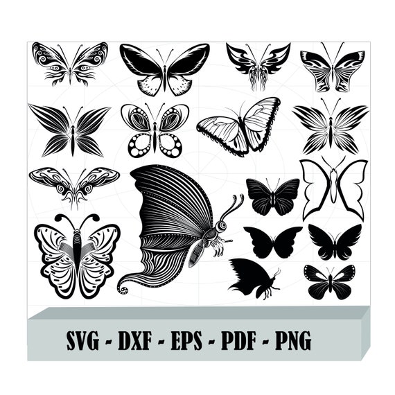 Butterfly SVG Butterfly Clipart Butterfly Files for Cricut | Etsy