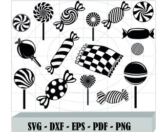 Candy Svg Cricut | Etsy