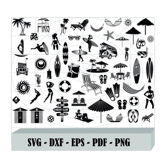 Download Beach Svg Bundle Beach Svg Beach Clipart Beach Cut Files Etsy