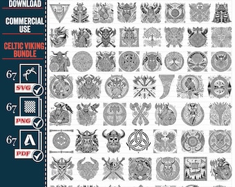Vikings Svg Bundle, Celtic Svg bundle, Celtic knot svg, celtic tree svg, nordic svg, Laser cut files, Viking Warrior Clipart, Viking Png,Jpg