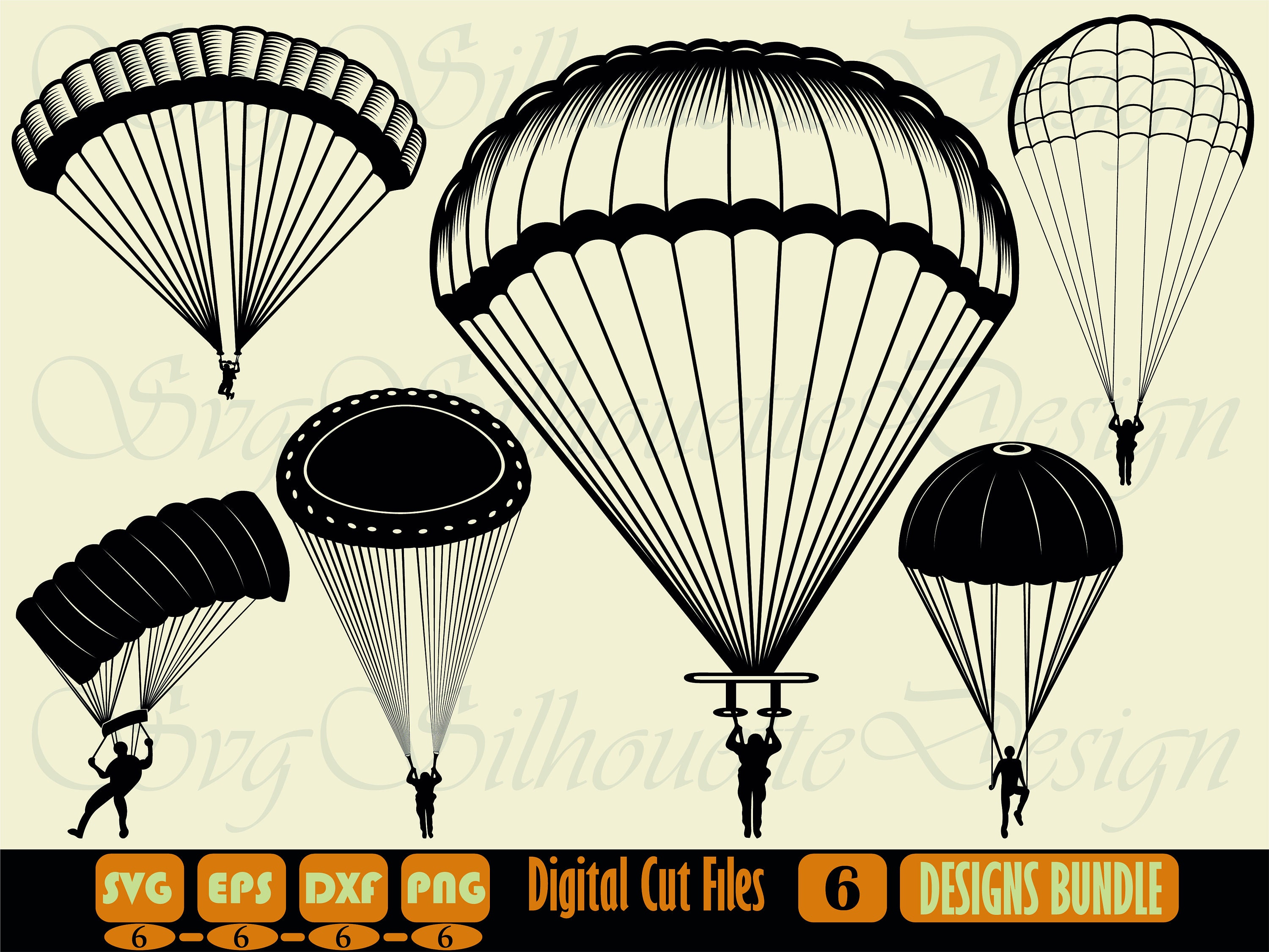 Vector Parachute Png