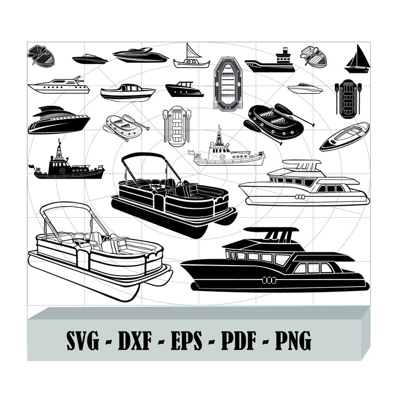 Download Clip Art Png Boat Cut Files For Silhouette Files For Cricut Fishing Boat Svg Boat Clipart Boat Svg Bundle Dxf Boat Vector Design Boat Svg Art Collectibles