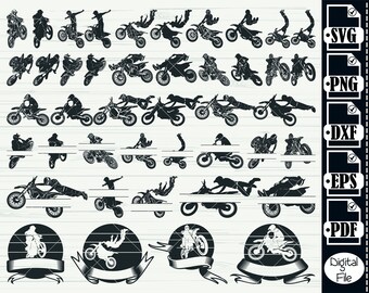 MOTOCROSS RIDER SVG Motocross Rider Svg Files for Cricut - Etsy