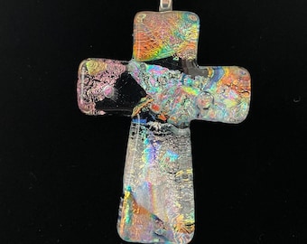 One-Of-A-Kind Handmade Dichroic Pendant