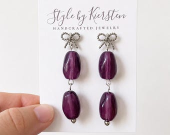 Purple Bead and Bow | Summer and WinternColors | House of Colour