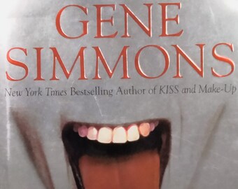 SIGNED KISS Gene Simmons "Sex Money Kiss" Autographed Limited Edition Hardback Book Hand Signed, Illustrated & Color Pictures