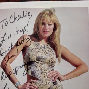 Lilian Garcia WWF WWE Star Wrestling Signed / Autographed 8x10 Glossy Photo - To Charlie