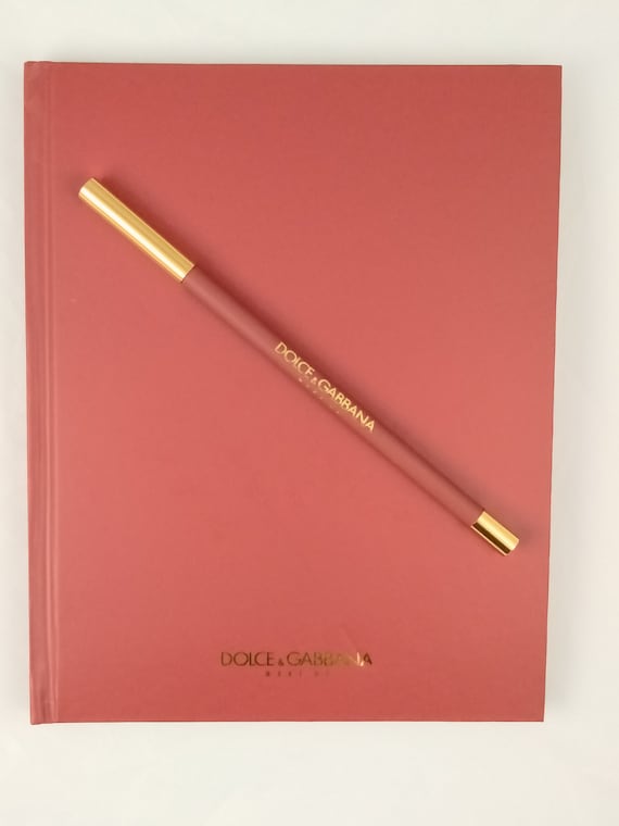 New DOLCE & GABBANA Notebook / Notepad With Pencil - Etsy