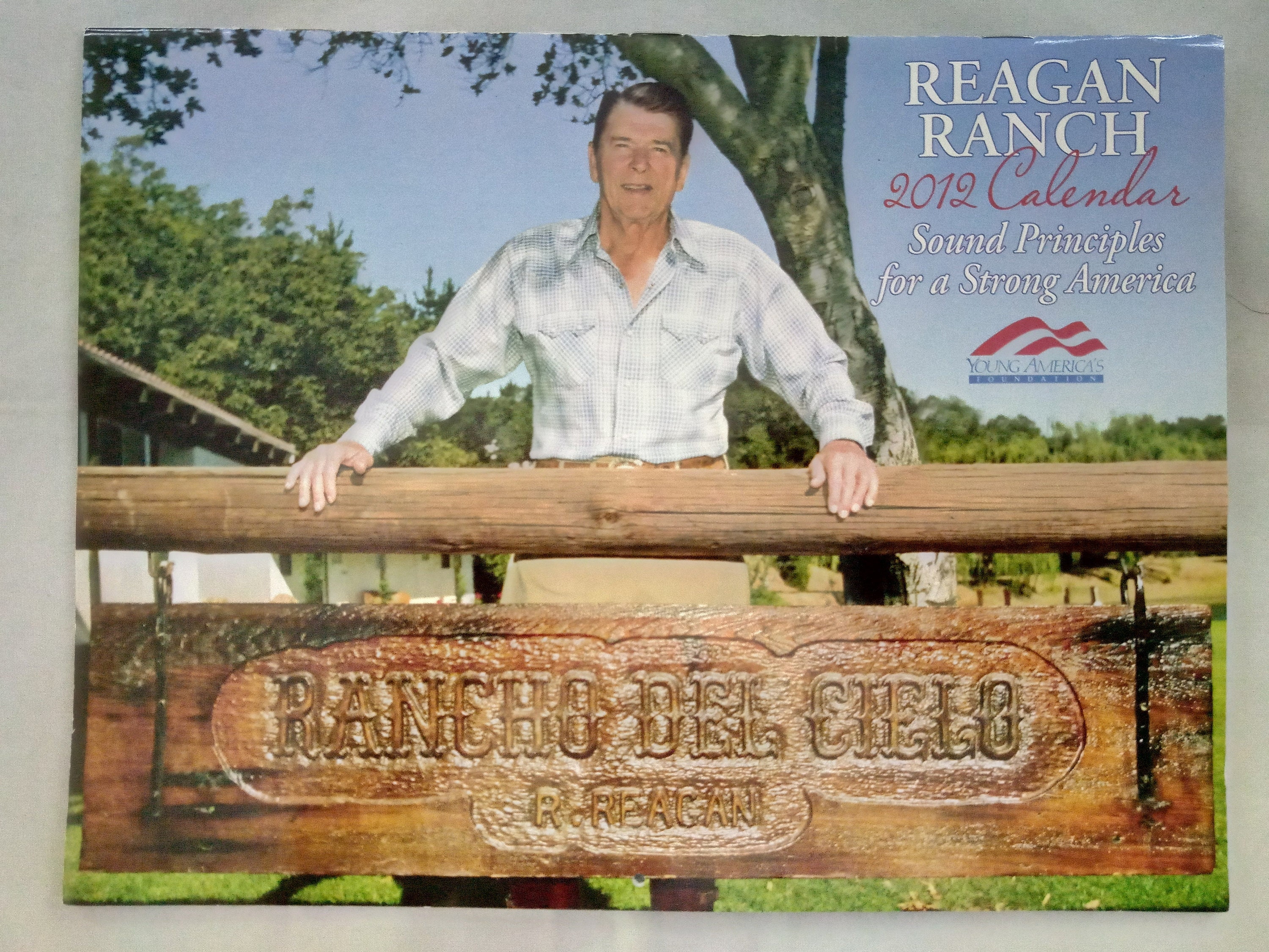 Ronald and Nancy Regan Vintage Calendar From the Regan Ranch Etsy