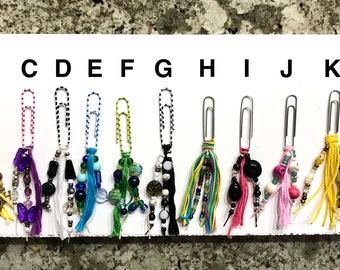 Paperclip Bookmark Dangle, Junk Journal Bookmark