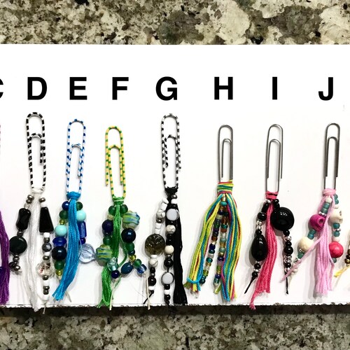 Paperclip Bookmark Dangle, Junk Journal Bookmark
