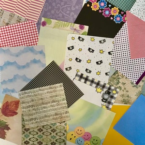 Collage Scrapbook Paper Pack