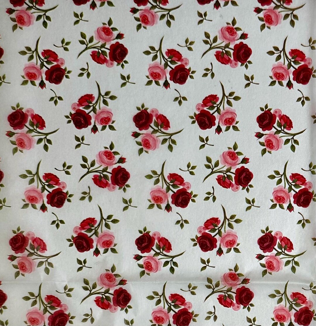 Rose Bouquets Tissue Paper - Etsy
