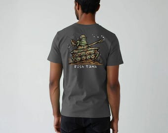 Fish Tank | Funny Men's T-Shirt  (back Design)