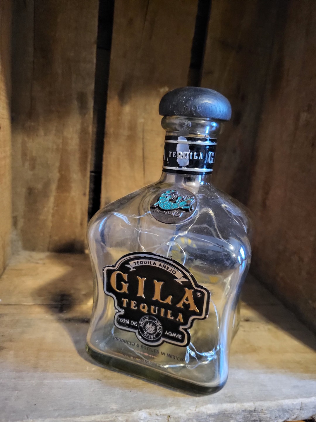 Gila Tequila Bottle Fairy Light Etsy