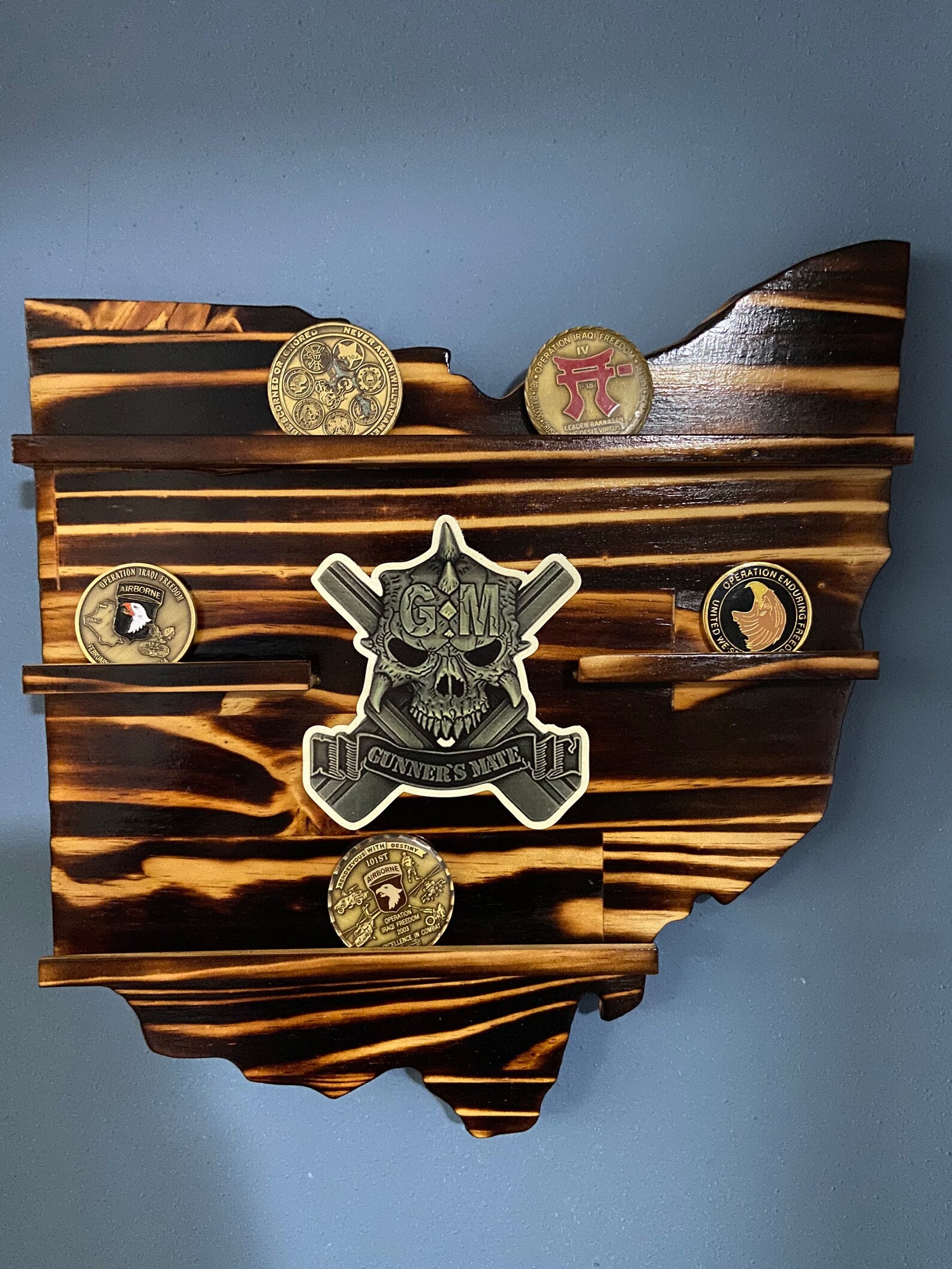 Custom military coin holder Etsy