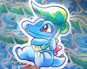 Aquamarine Todile Aufkleber