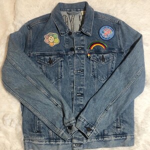 Levi’s use your voice jacket with unique patches