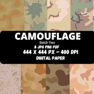 Army Digital Paper|Military Paper Pack|Camouflage Digital Paper Pack|Military Paper Collection| Camouflage Paper Background|Digital Download