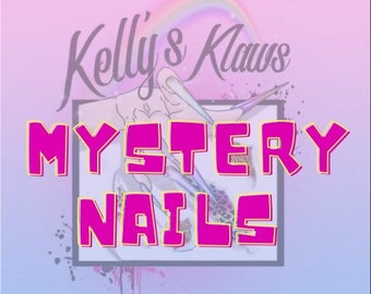 Mystery Nails Set - Wiederverwendbare handgemachte Presse auf den Nägeln