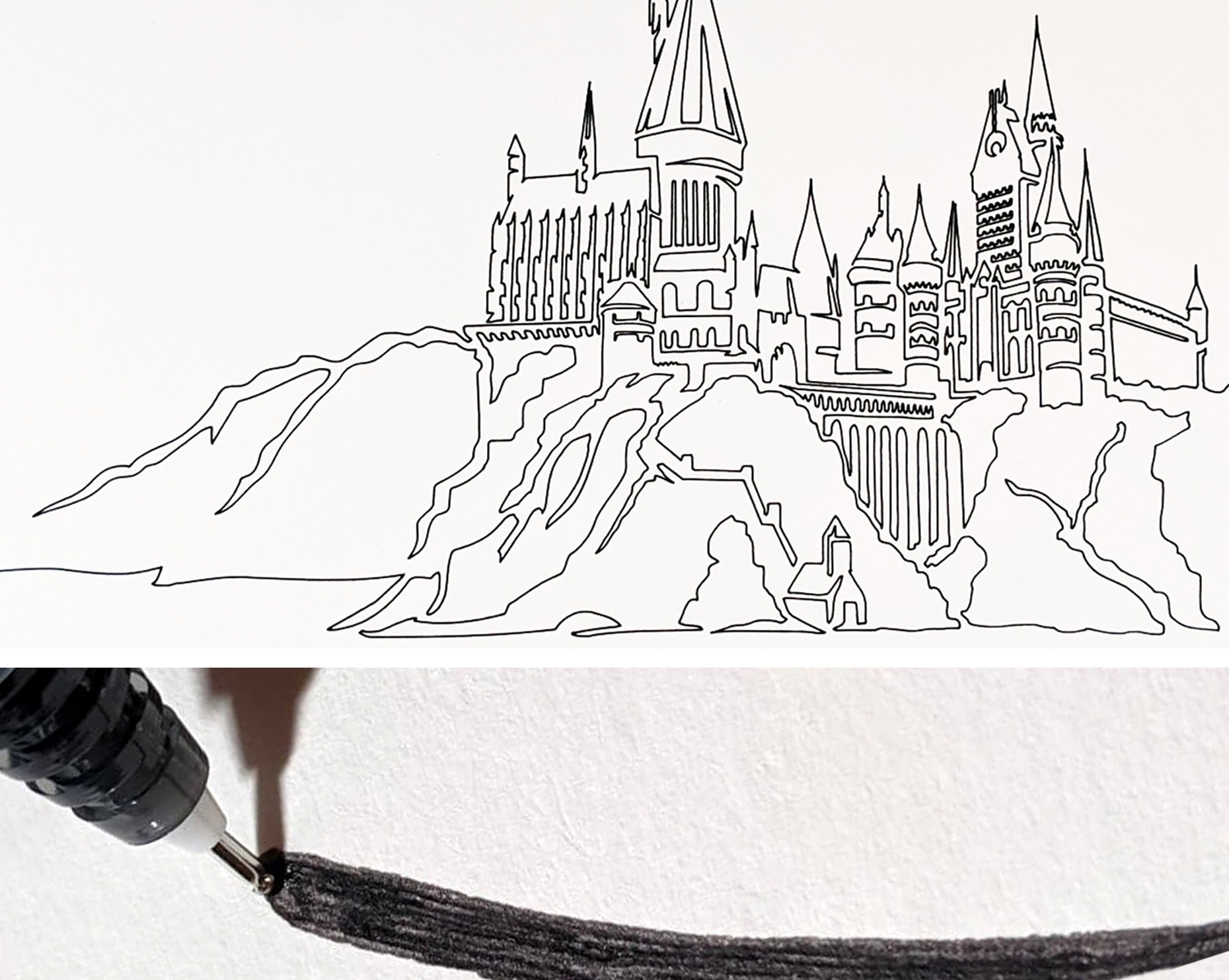 Hogwarts-castle by paooolino on DeviantArt
