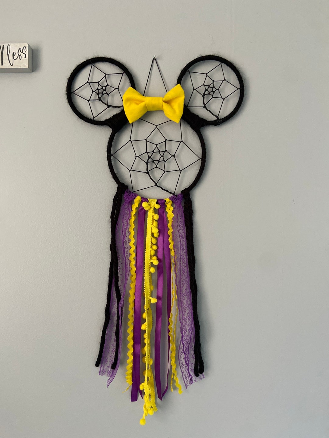 Minnie Mouse Dream Catcher Etsy