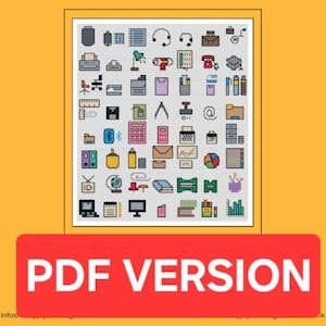 Kleine kruissteekpatronen voor kantoor en onderwijs pdf, kruissteekpatroon, kleine kruissteek, borduurdagboek, borduurdagboek