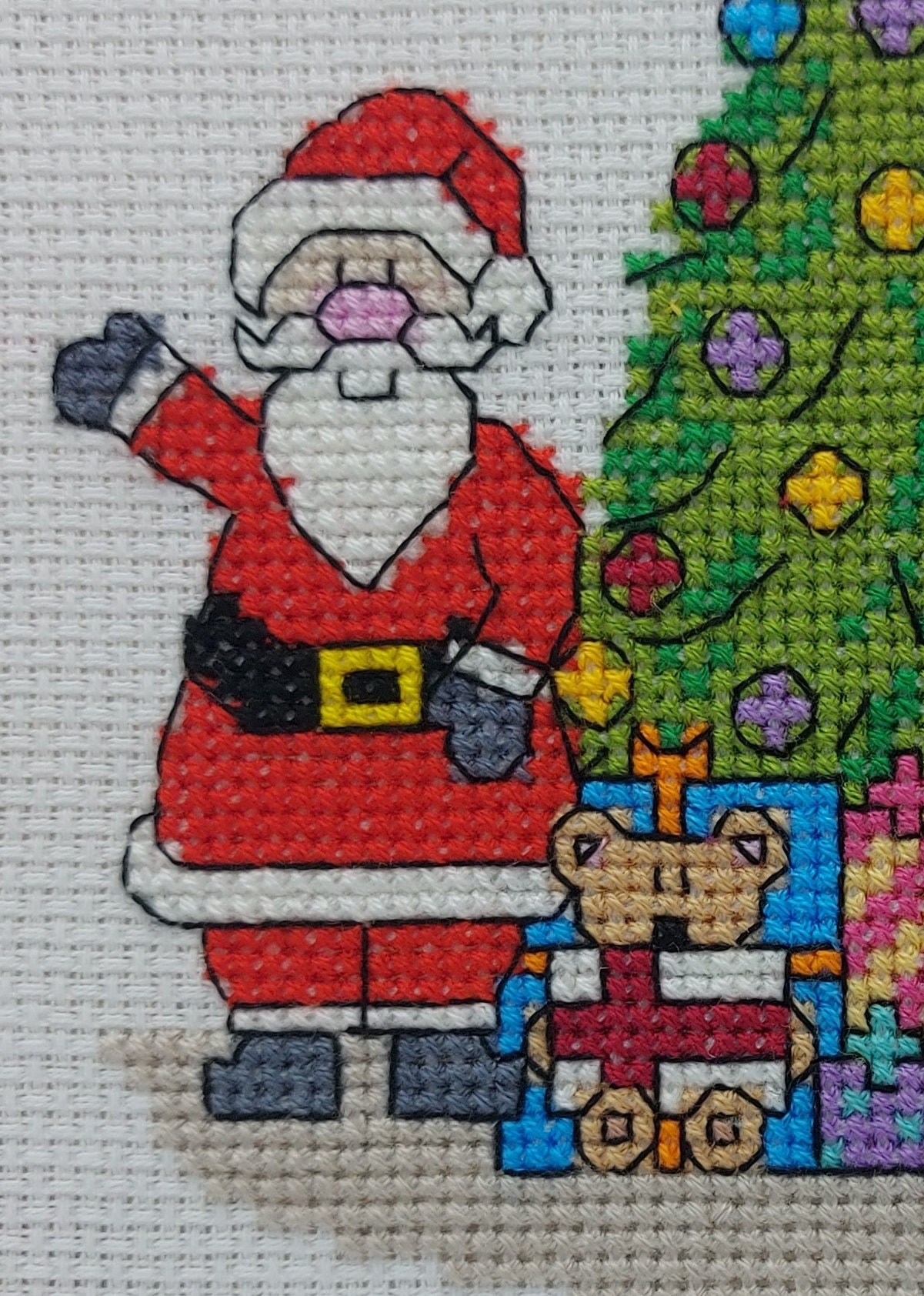 A Christmas Scene Cross Stitch Kit, Xmas Cross Stitch, Christmas Cross  Stitch, Christmas Craft, Festive Cross Stitch Pattern, 