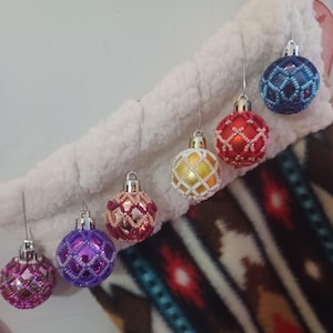 Beaded Ball Ornaments - Small