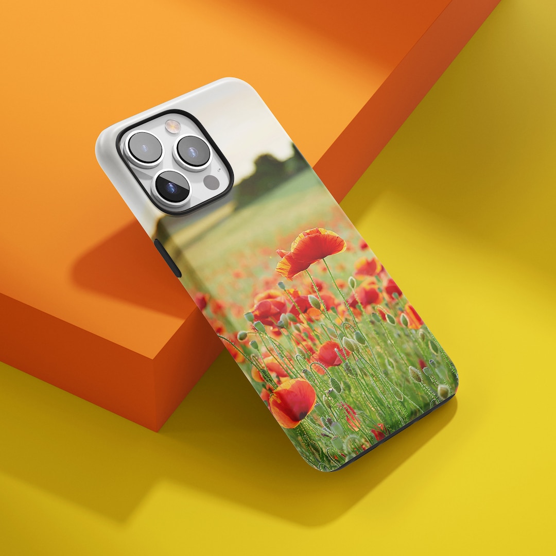 Poppy Phone Case for iPhone 15 15 Pro 15 Plus 15 Ultra 14 Etsy UK