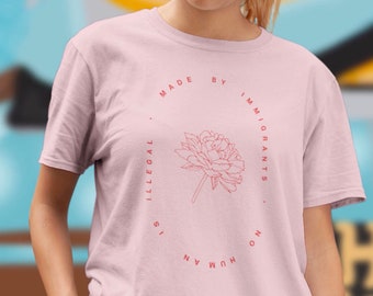 Koszulka „Made by Immigrants”: Latina Poderosa, Abolish Ice