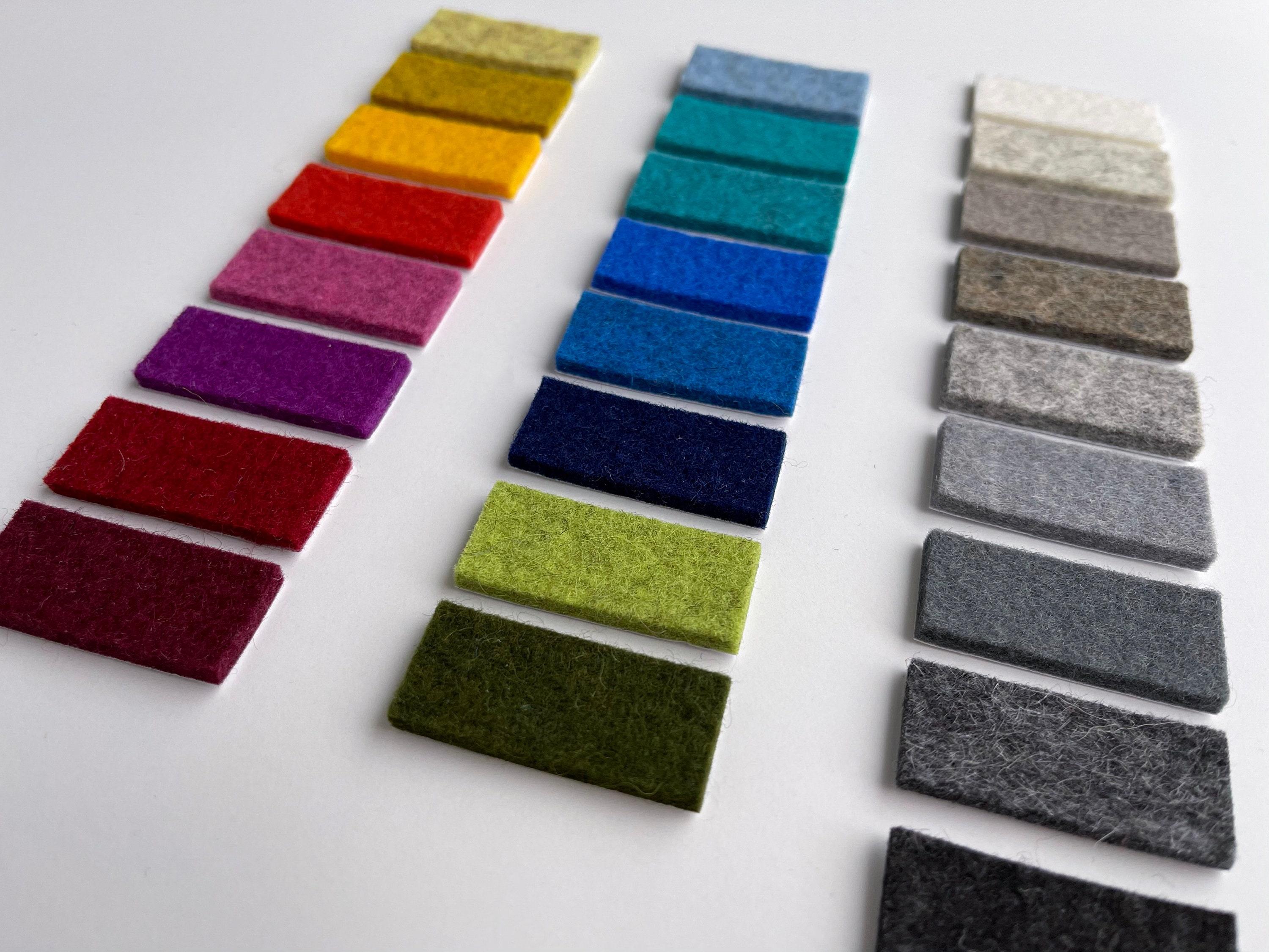 Square Felt Coaster · Black · Mix & Match from 19 Colors + 3