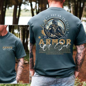 Armor Of God Christian Shirt, Comfort Colors Shirt, Bible Verse Shirt, Mens Christian Shirt, Christian Apparel, Christian Streetwear Men