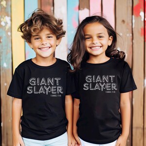 David & Goliath, Christian Shirt, Baptism Gifts, Faith Shirt, Easter Shirt, Confirmation Gifts For Boys, Confirmation Gifts For Girls